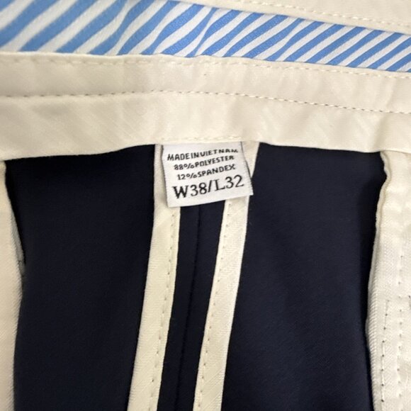 FootJoy FJ Dark Navy Blue Slash Pocket Casual Golf Pants Mens 38 x 32 Stretch - Picture 5 of 12